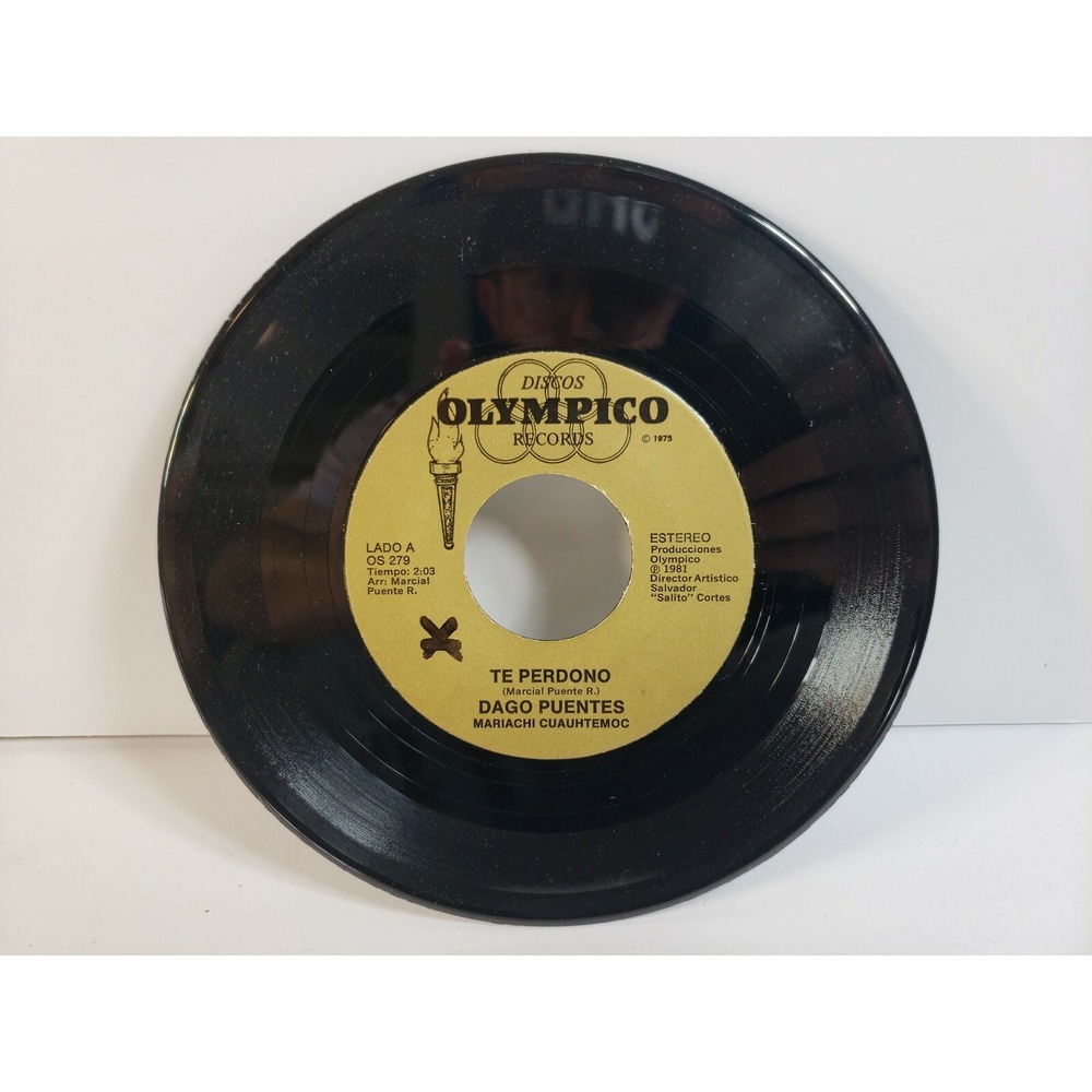Mariachi Cuauhtemoc - Dago Puentes 45 7" Vinyl Record 1981 VG+/VG+